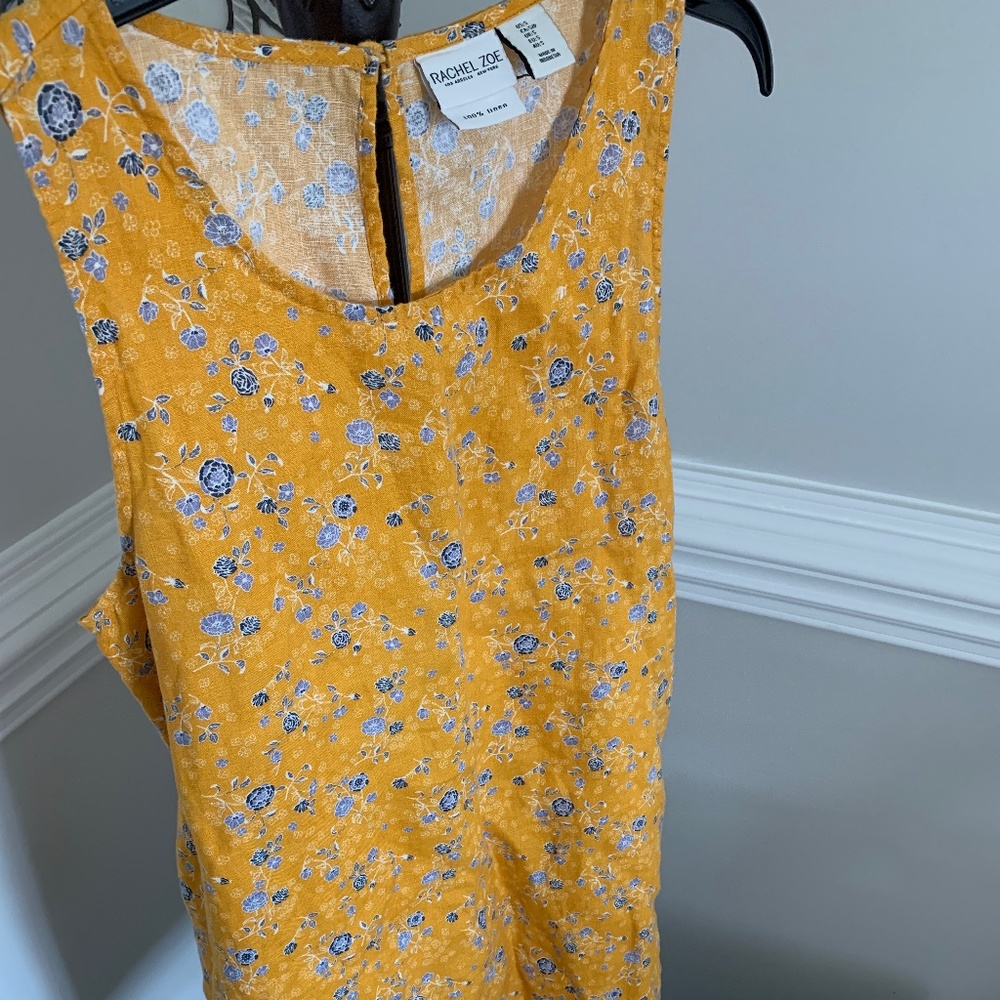 Very pretty 100% linen Rachel Zoe dress